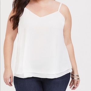 TORRID White Swing Cami sz 0x